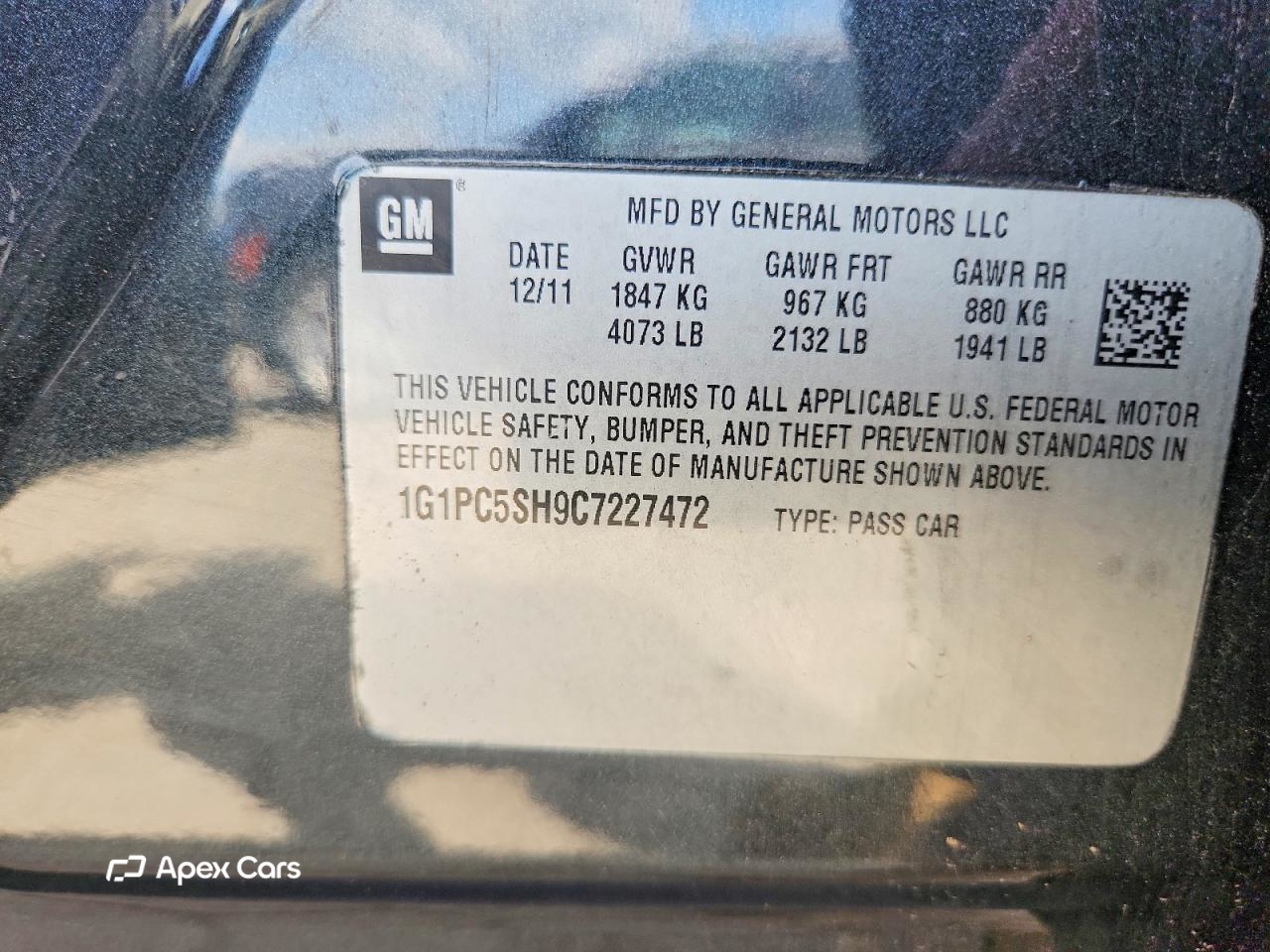 Chevrolet Cruze 2012
