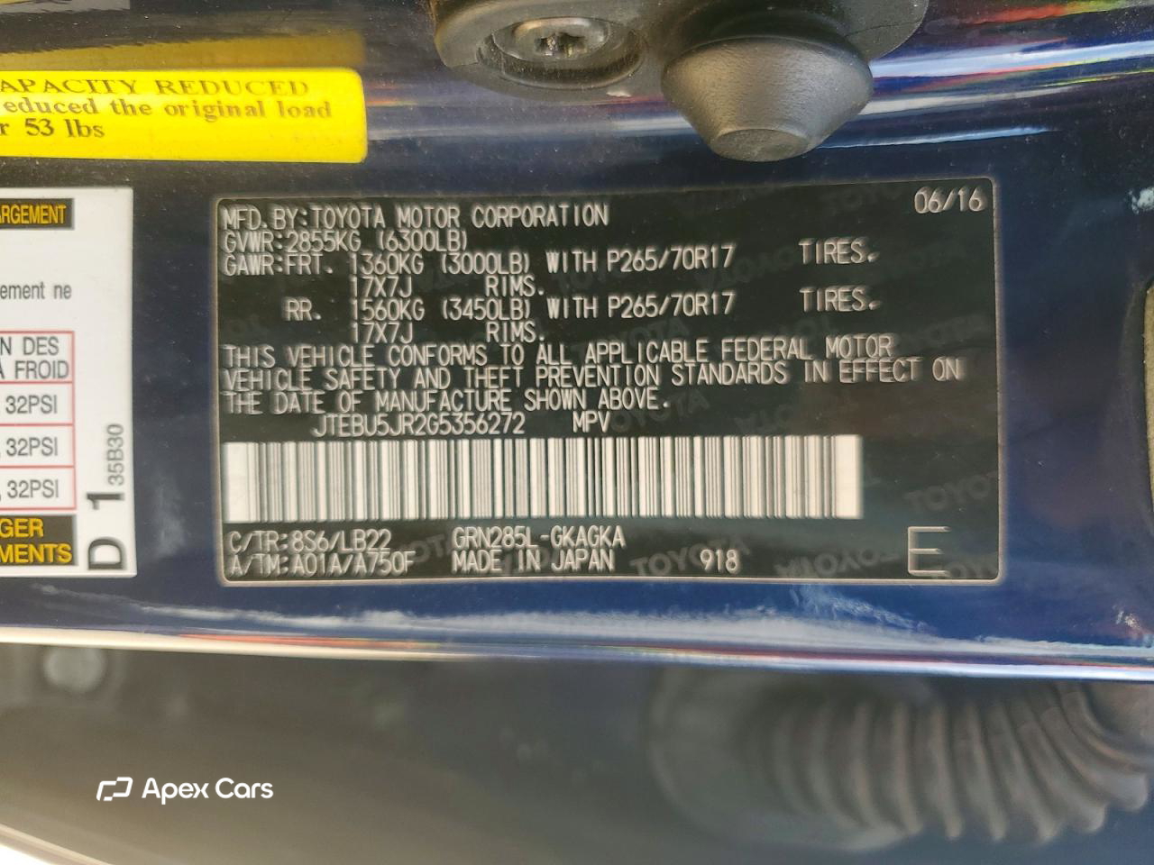 Toyota 4Runner 2016