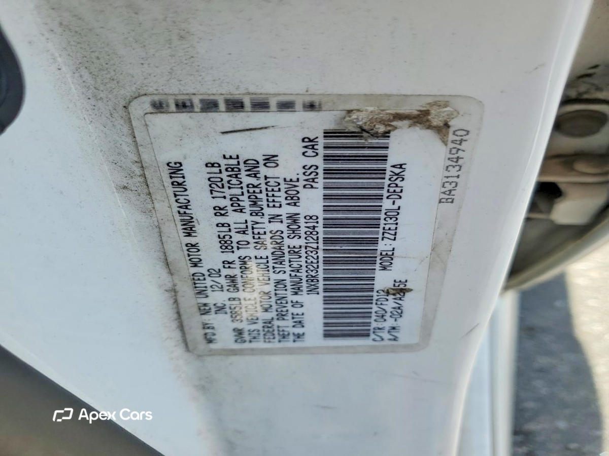 Toyota Corolla 2003
