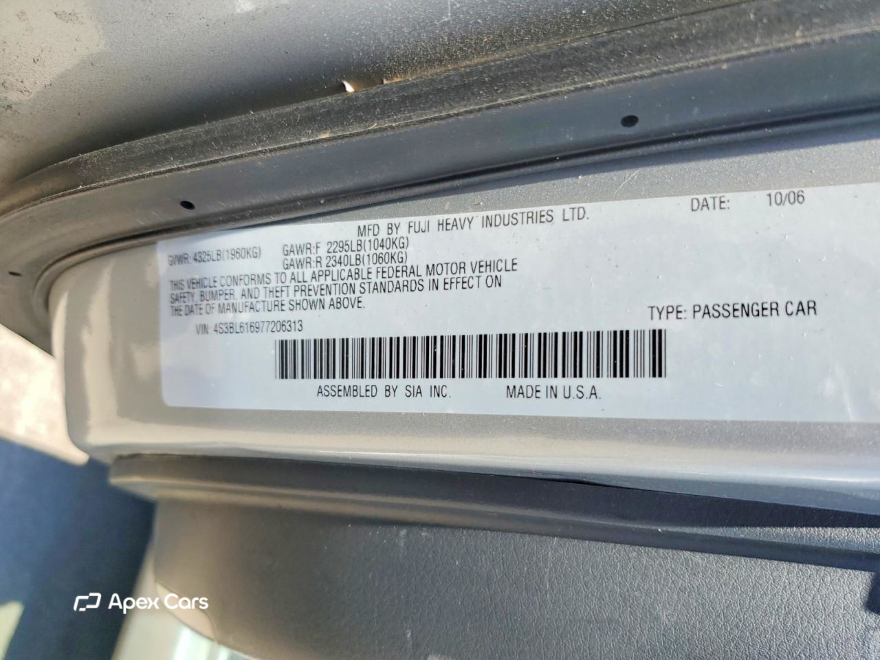 Subaru Legacy 2007