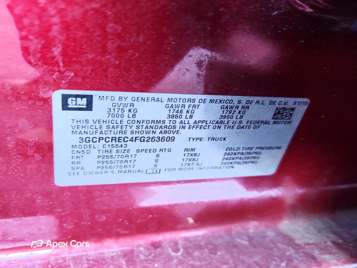 Chevrolet Silverado 2015