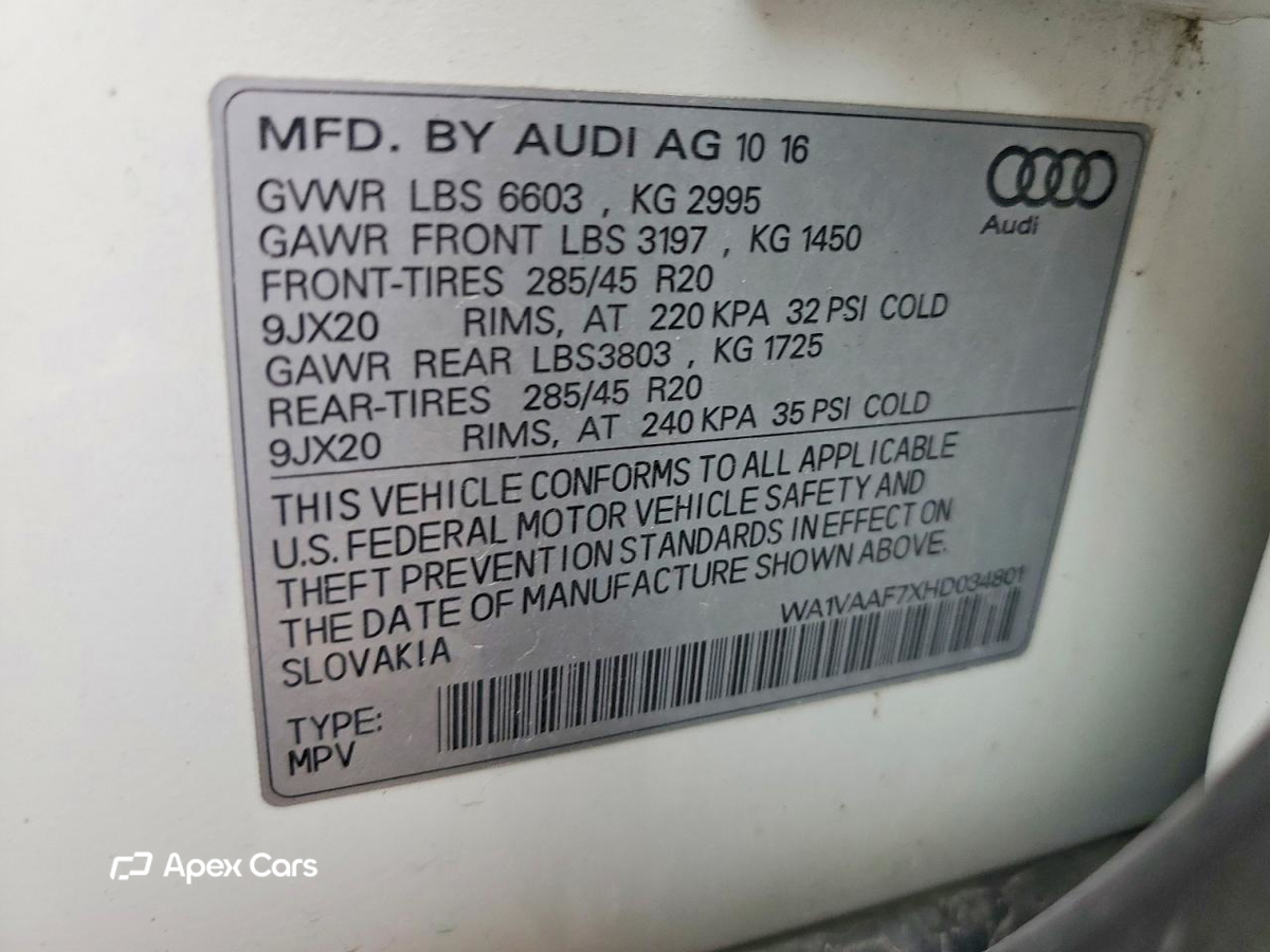 Audi Q7 2017