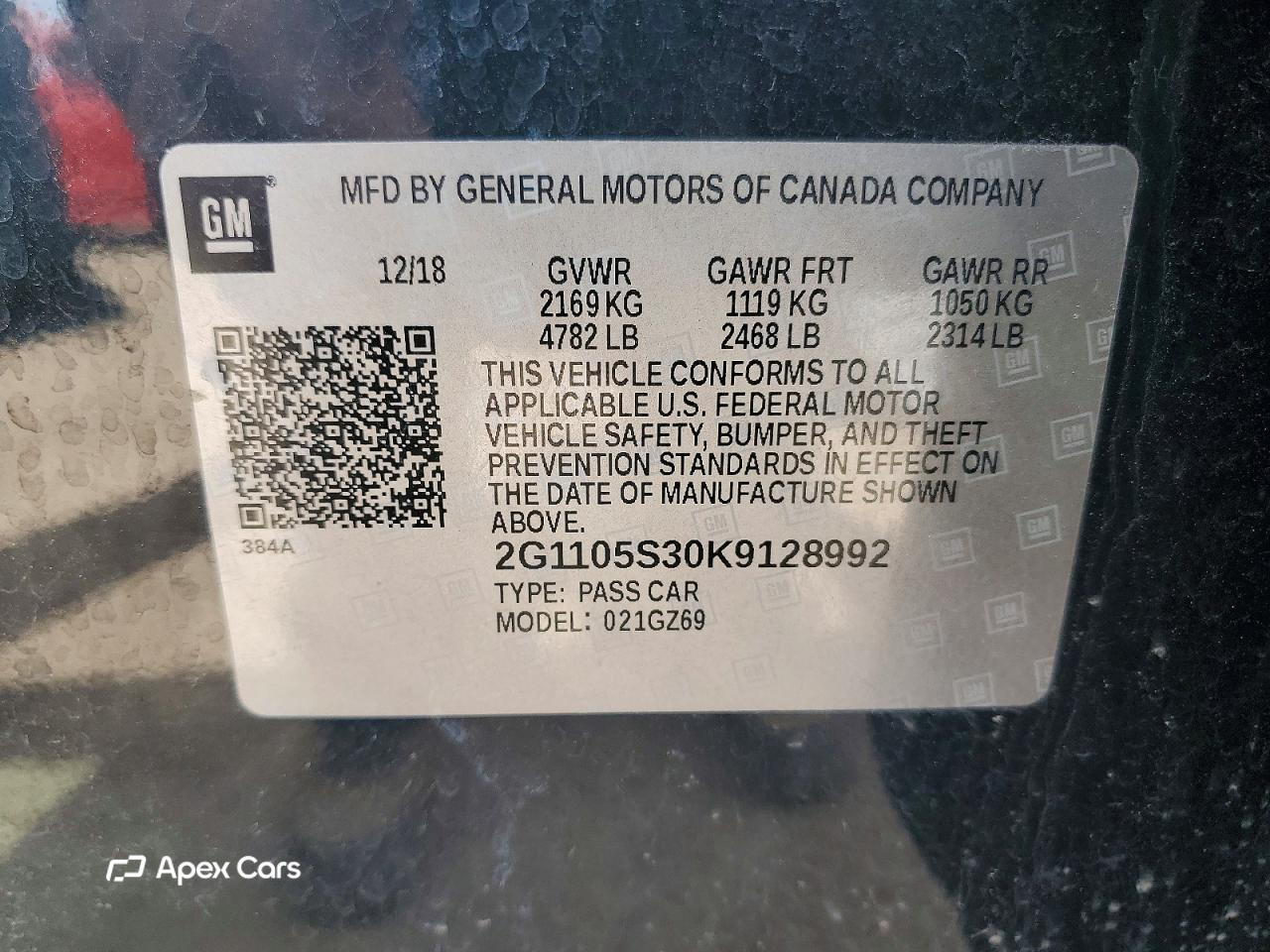 Chevrolet Impala 2019