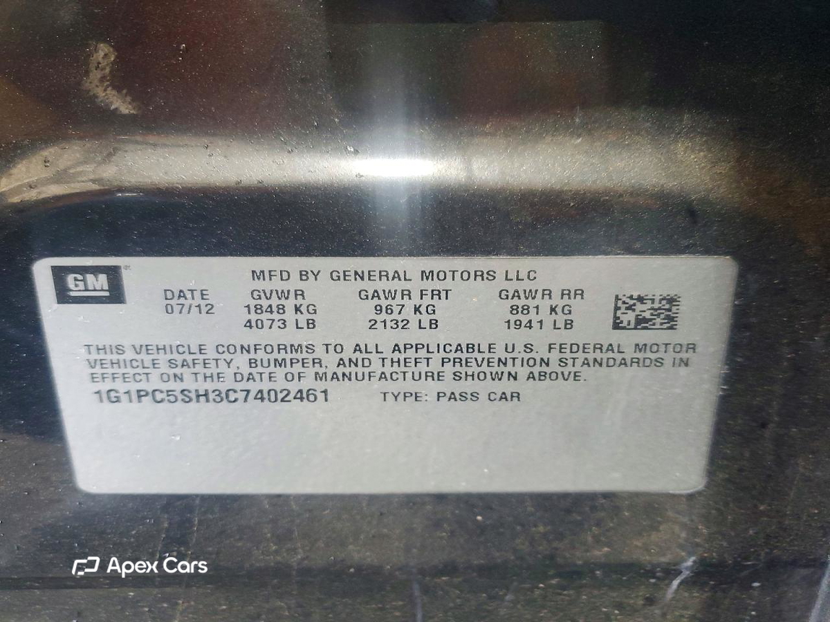 Chevrolet Cruze 2012