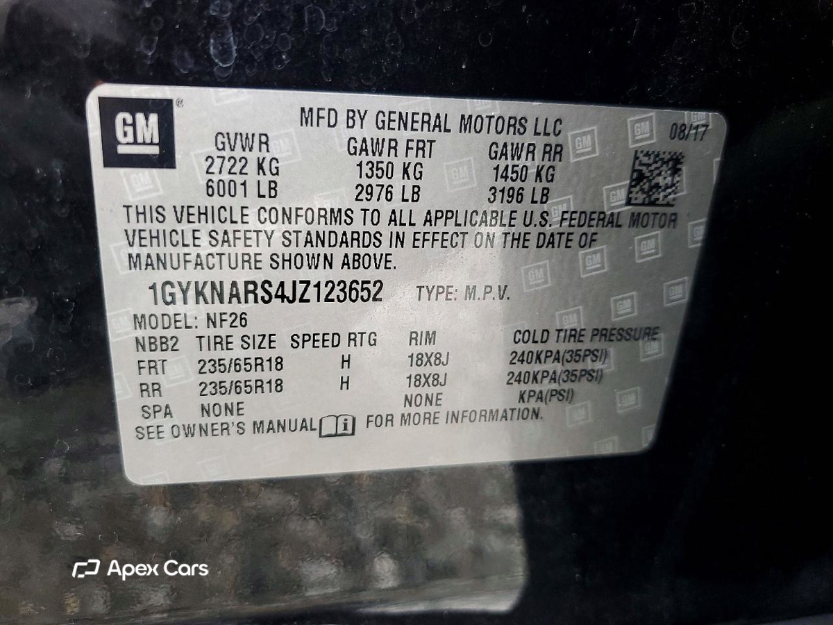Cadillac XT5 2018