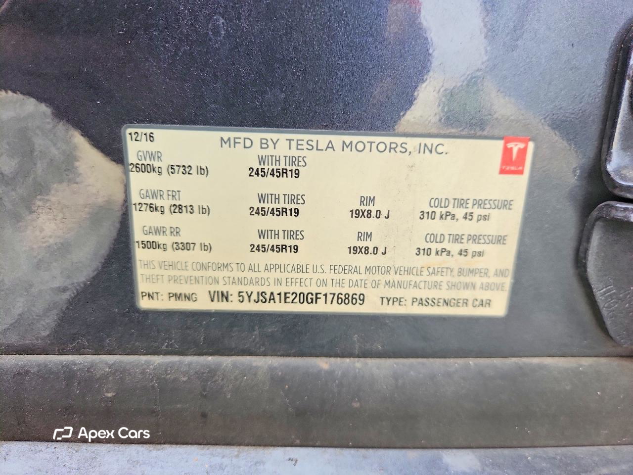 Tesla Model S 2016