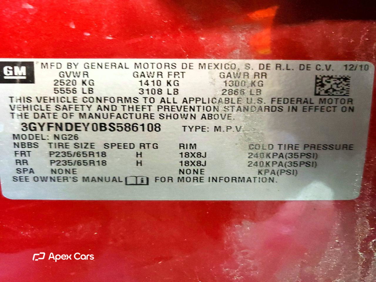 Cadillac SRX 2011