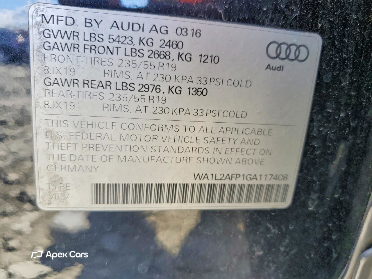 Audi Q5 2016