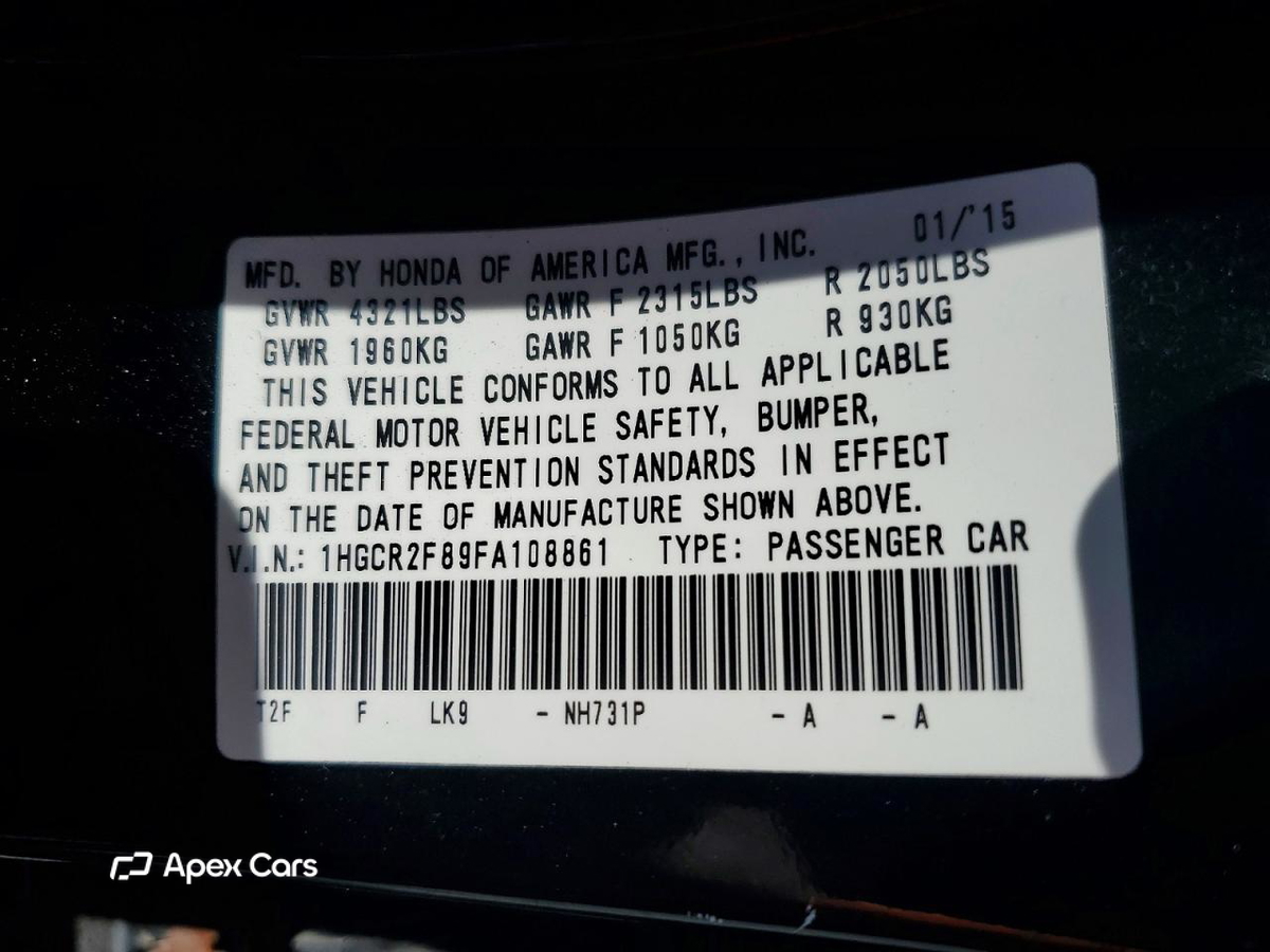 Honda Accord 2015