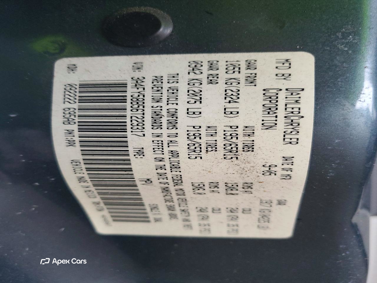 Chrysler PT Cruiser 2006