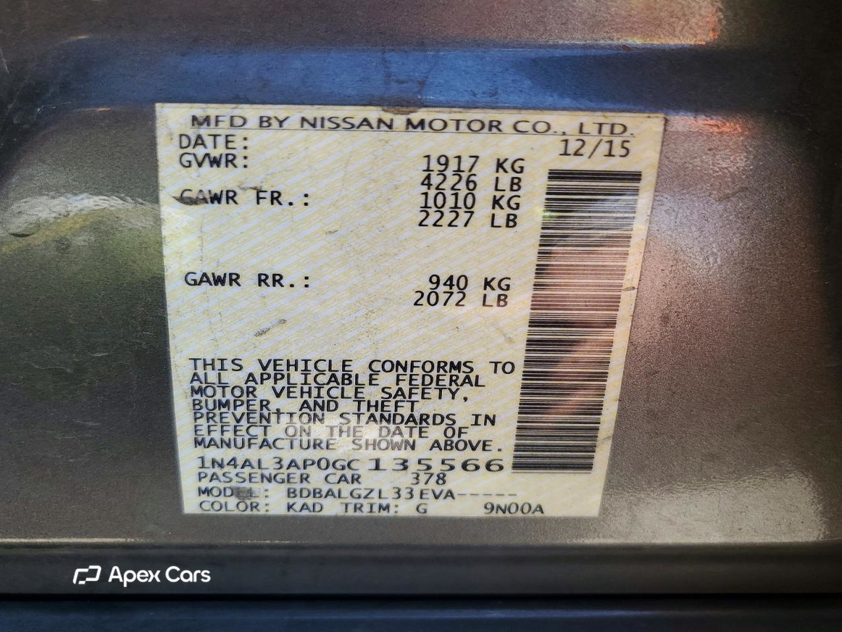 Nissan Altima 2016