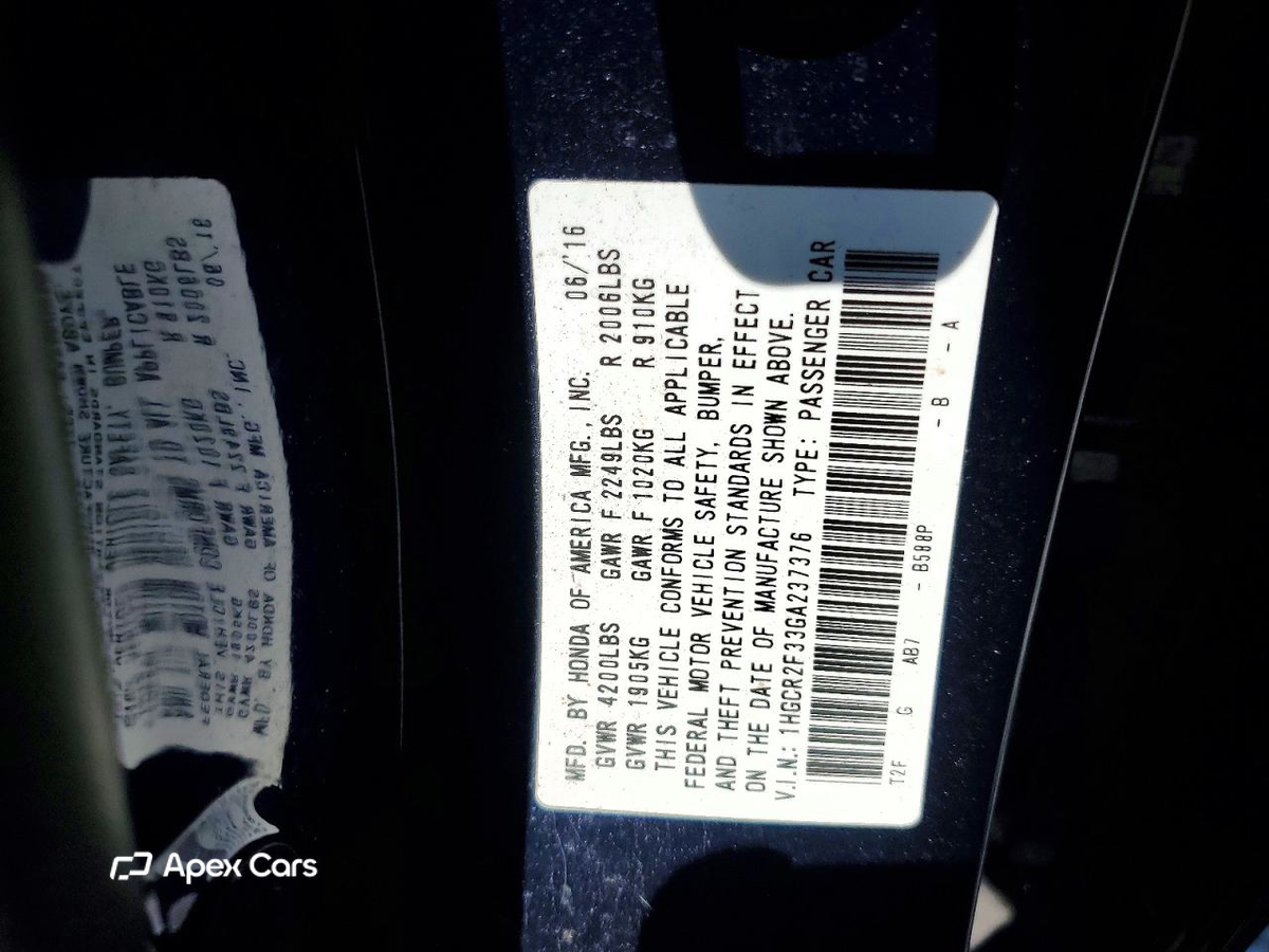 Honda Accord 2016