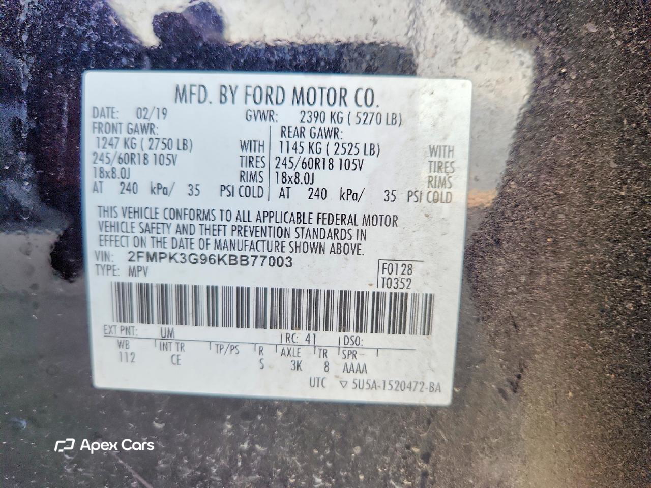 Ford Edge 2019