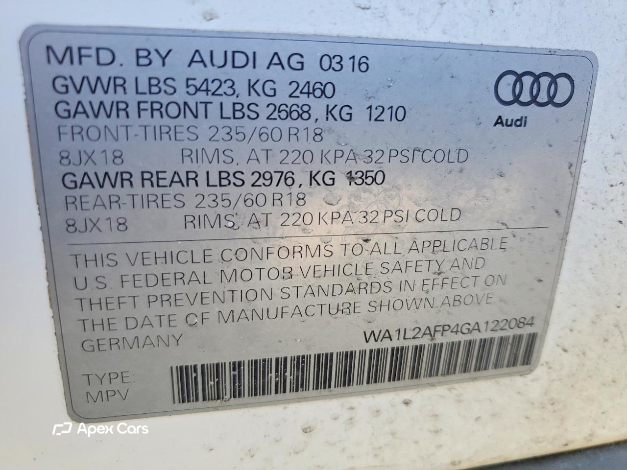 Audi Q5 2016