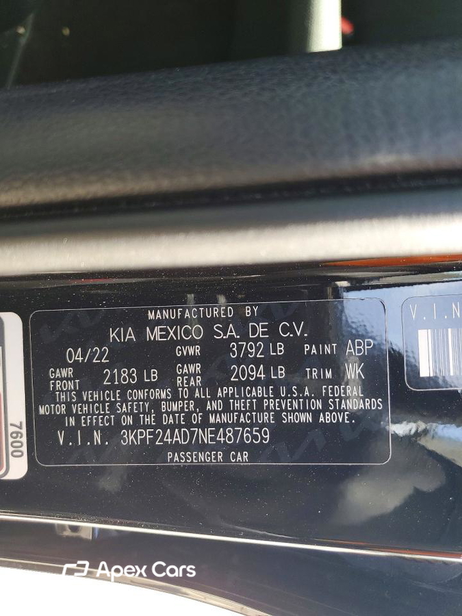 Kia Forte 2022