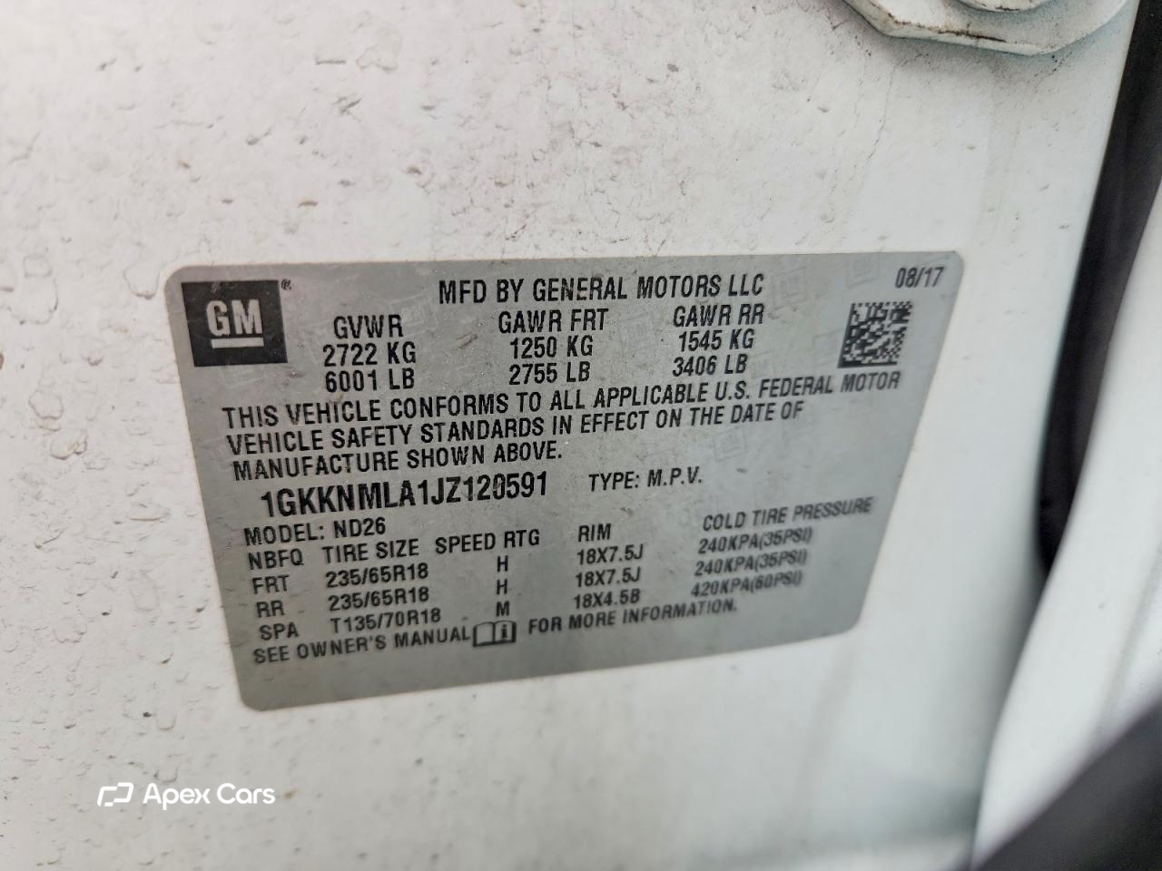 GMC Acadia 2018