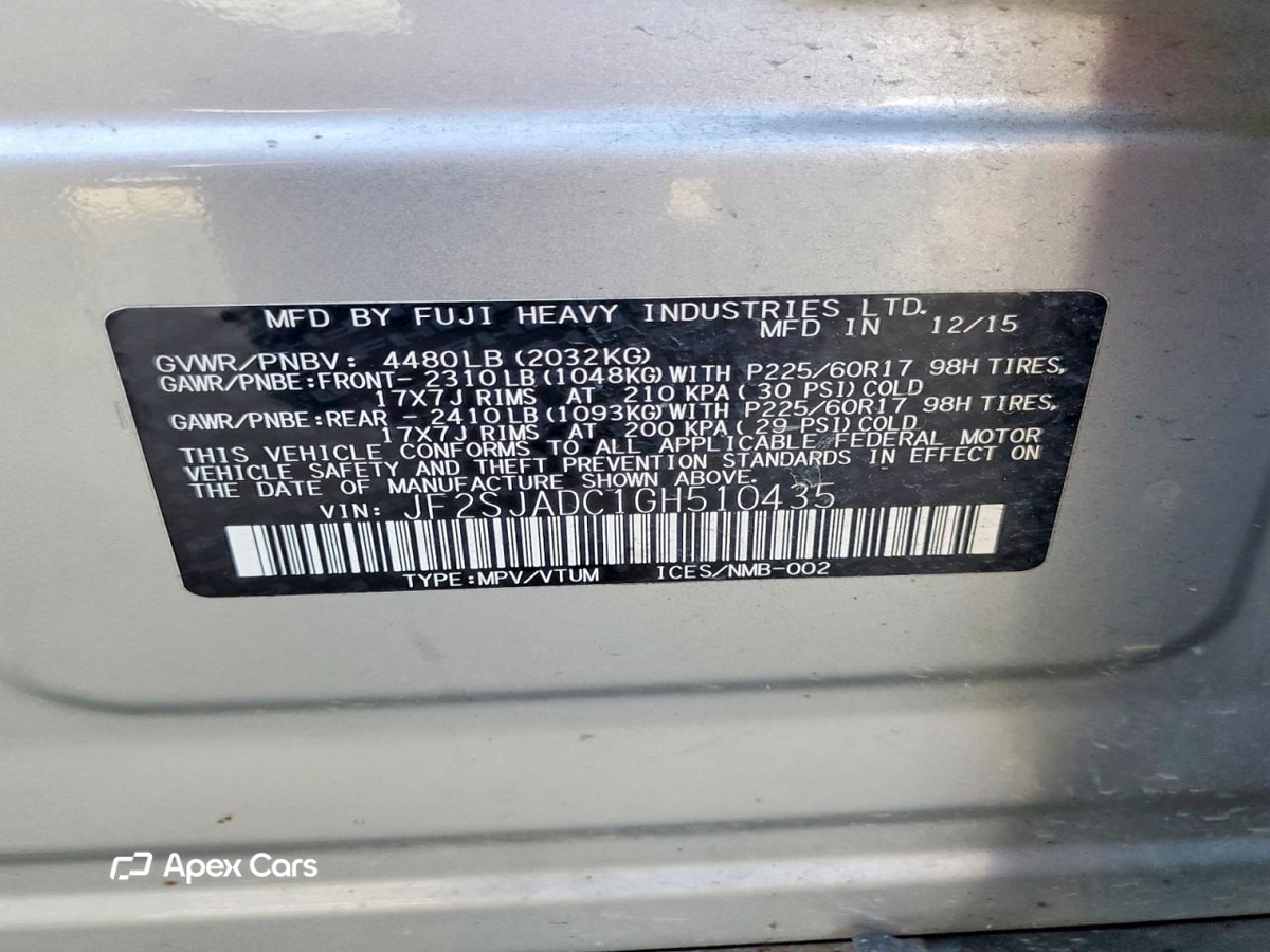 Subaru Forester 2016