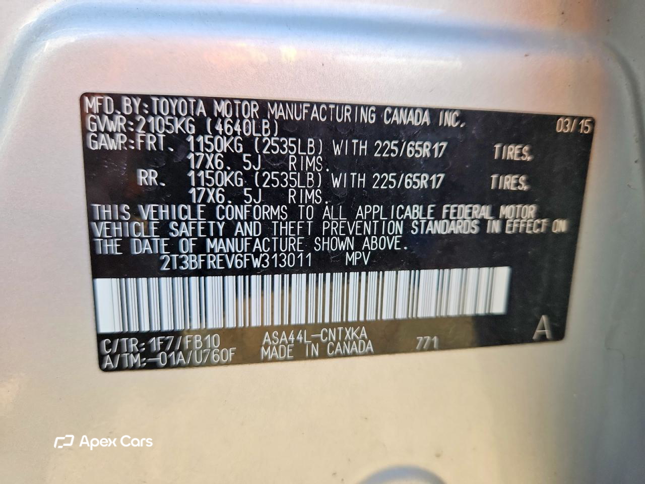 Toyota RAV 4 2015
