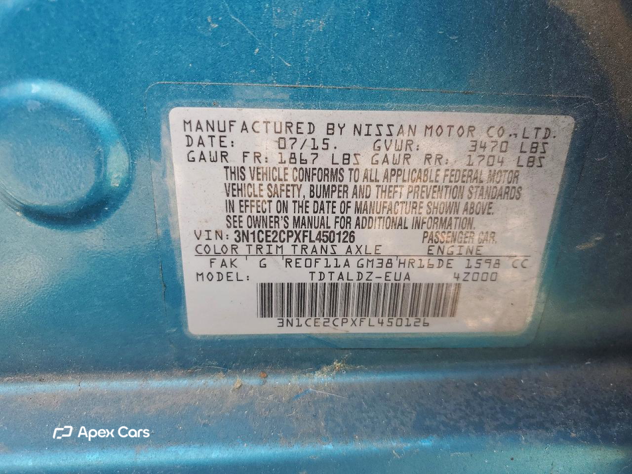 Nissan Versa 2015