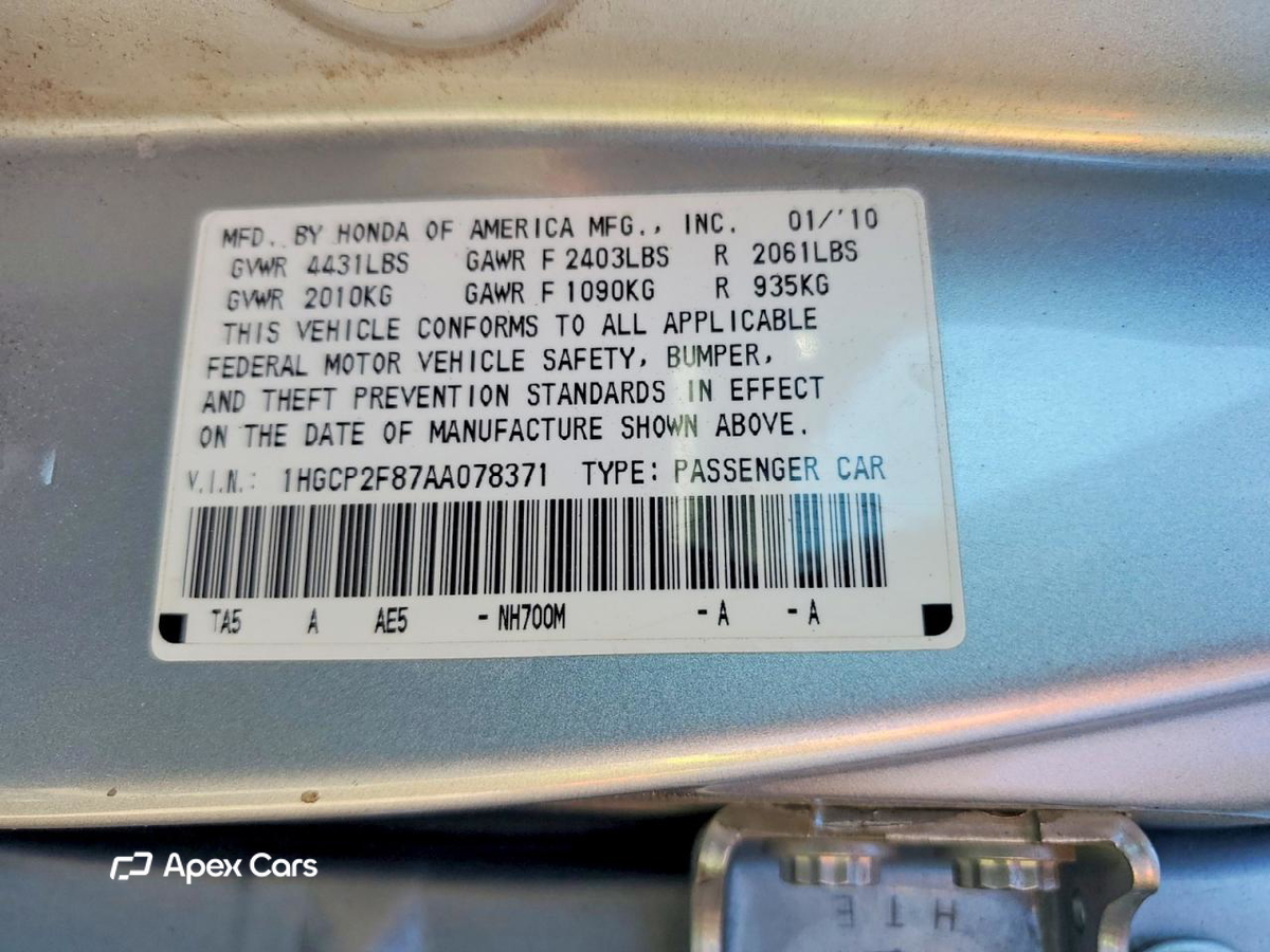 Honda Accord 2010