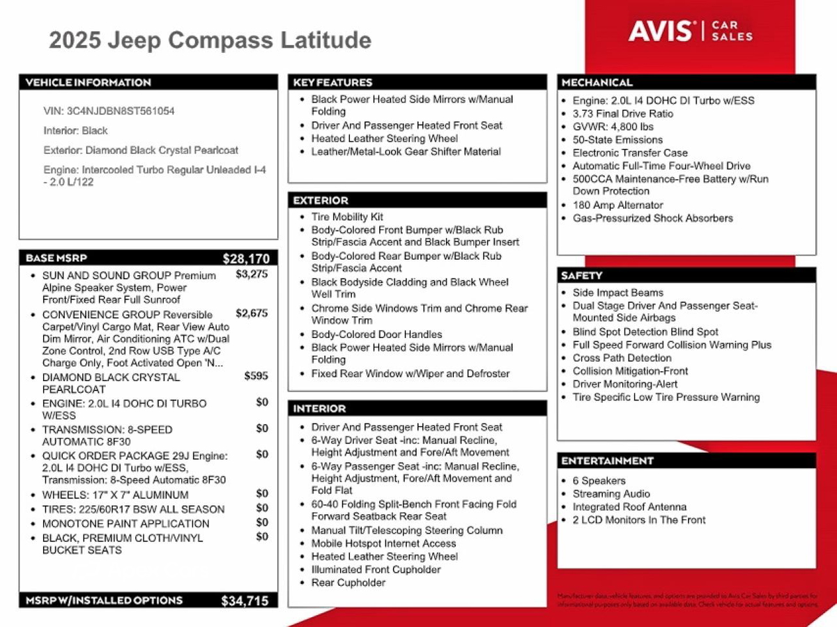 Jeep Compass 2025