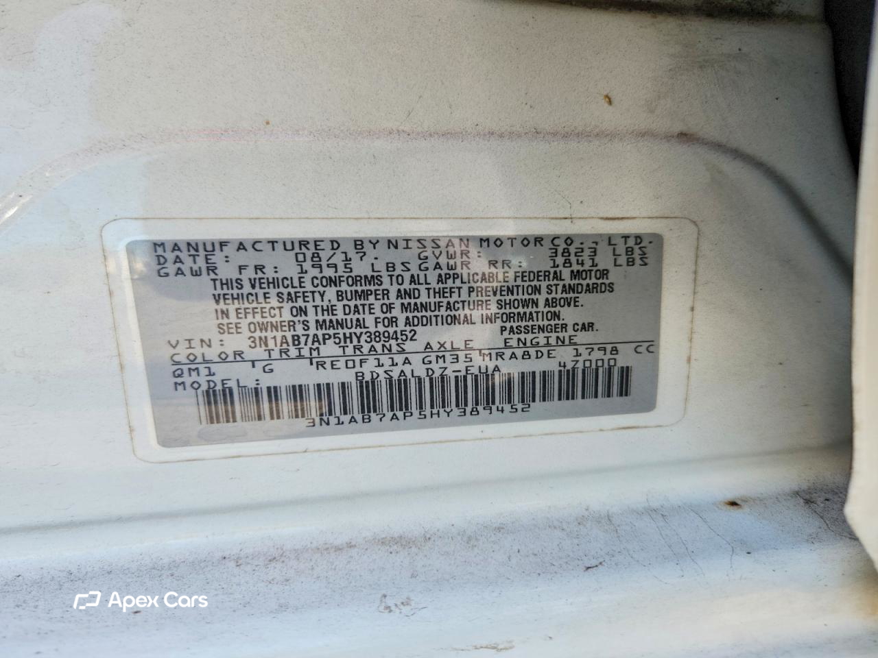 Nissan Sentra 2017