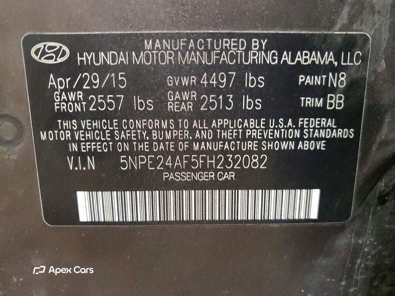 Hyundai Sonata 2015
