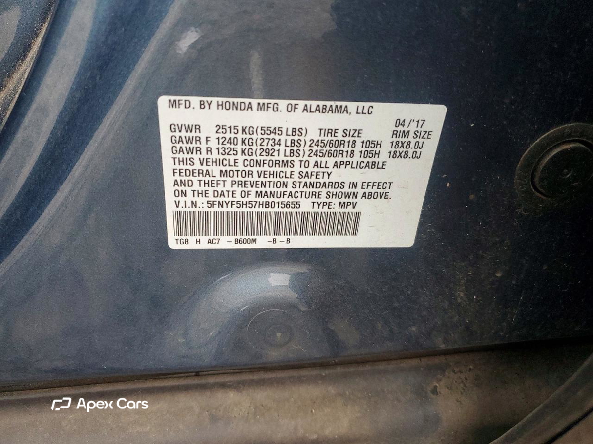 Honda Pilot 2017