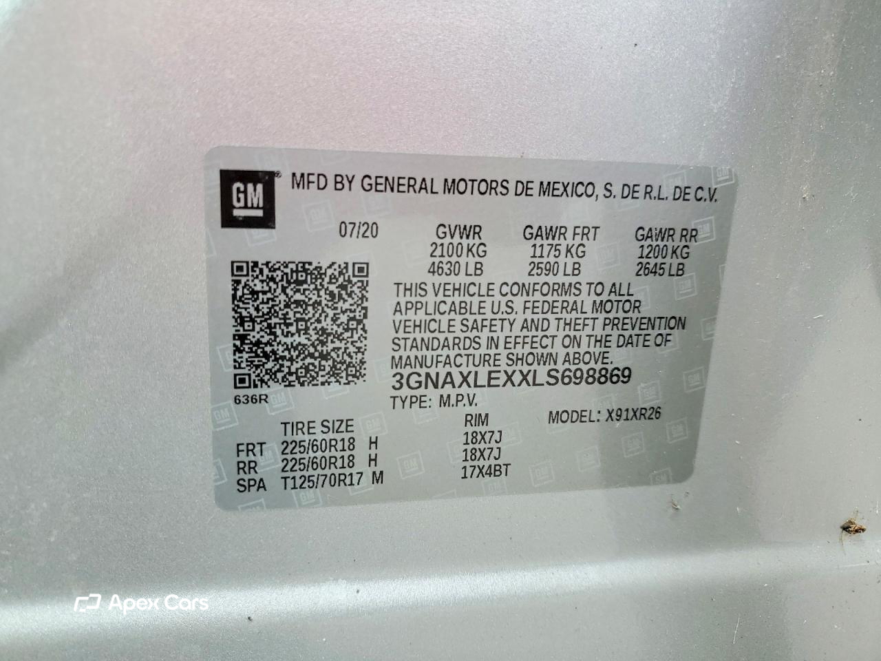 Chevrolet Equinox 2020