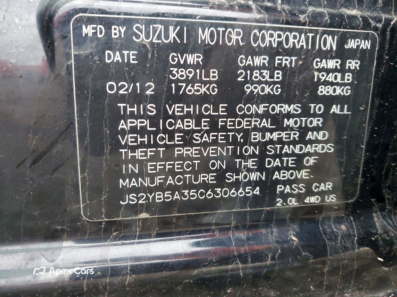 Suzuki SX4 2012