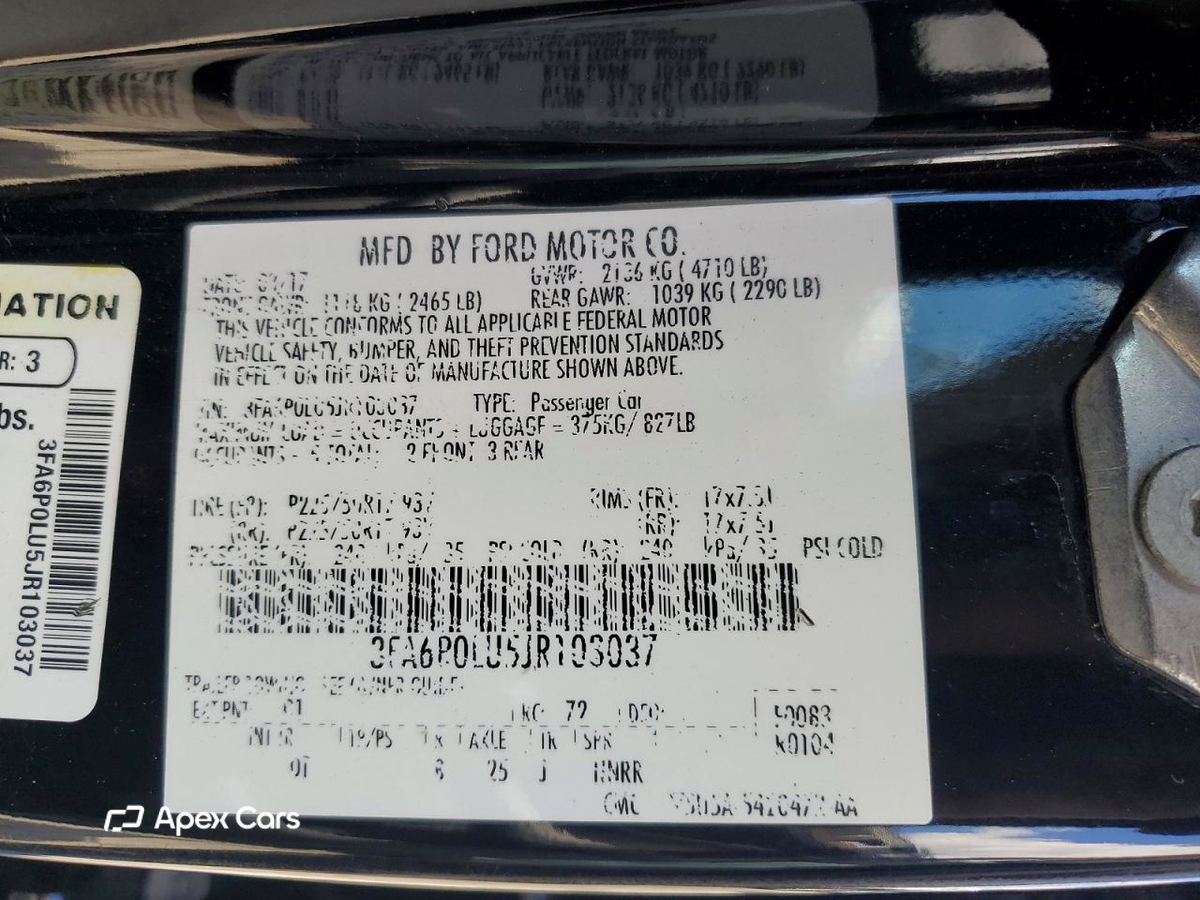 Ford Fusion 2018