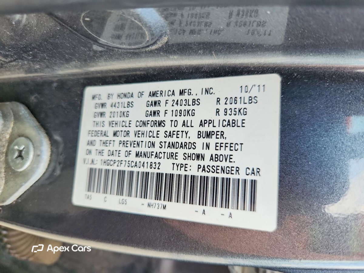 Honda Accord 2012