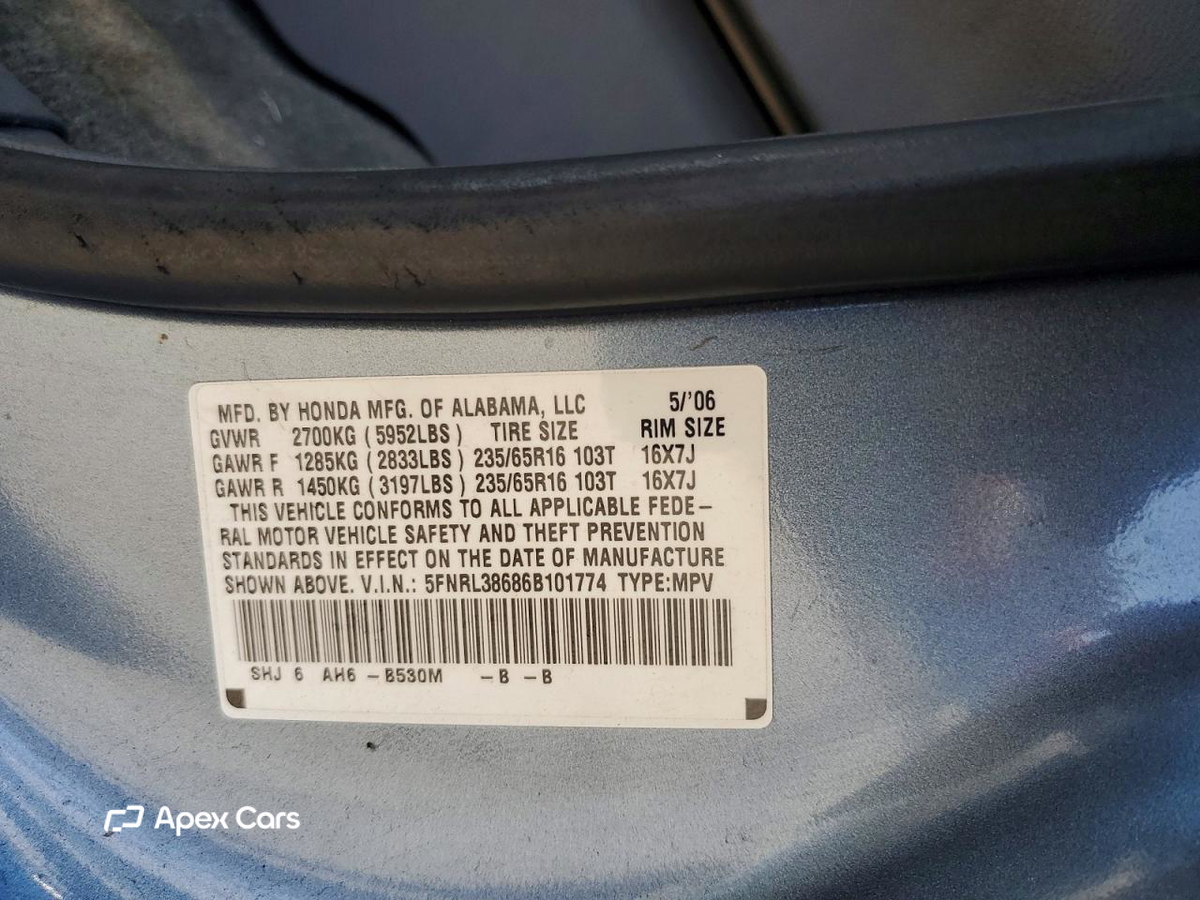 Honda Odyssey 2006