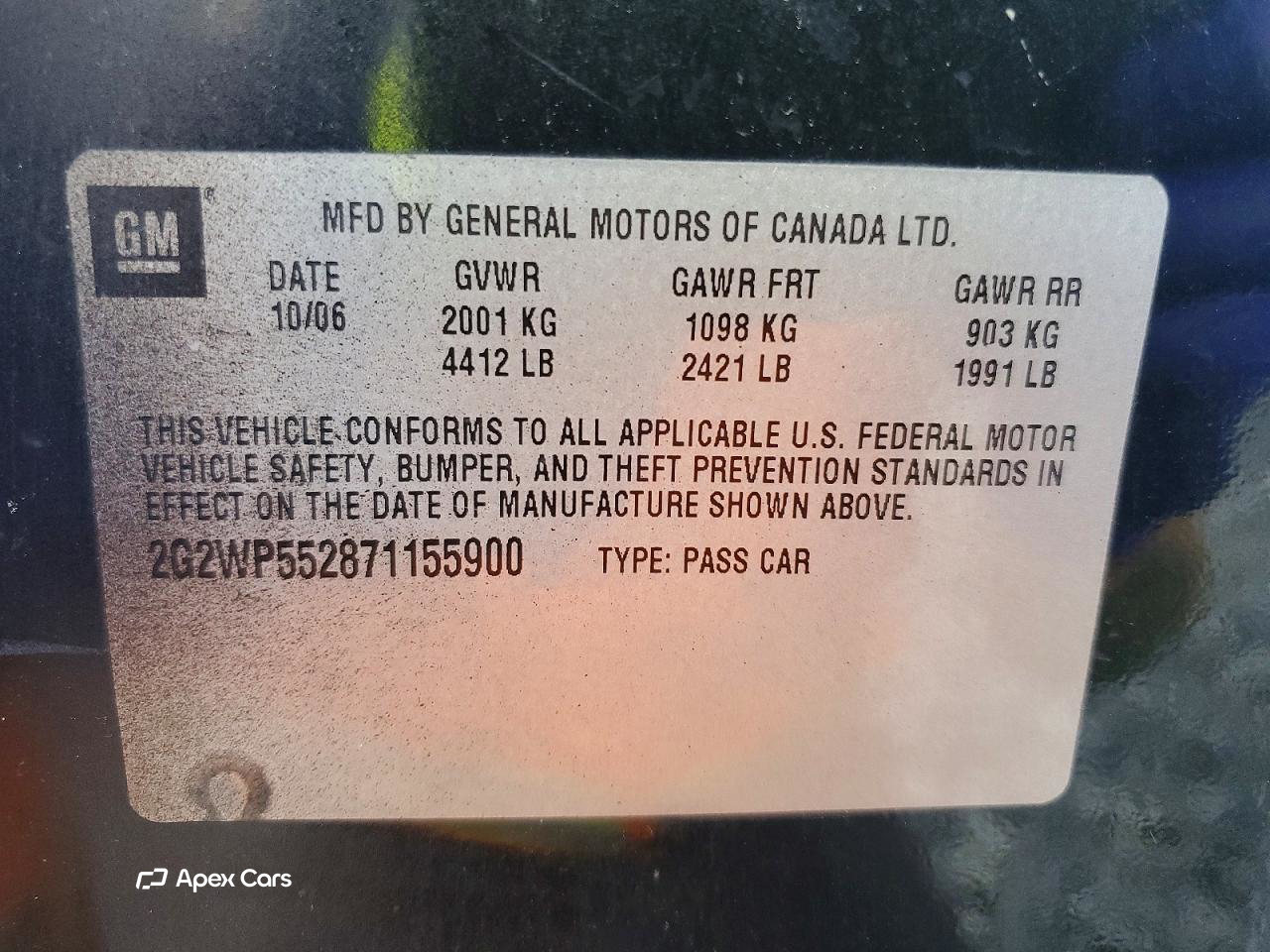 Pontiac Grand Prix 2007