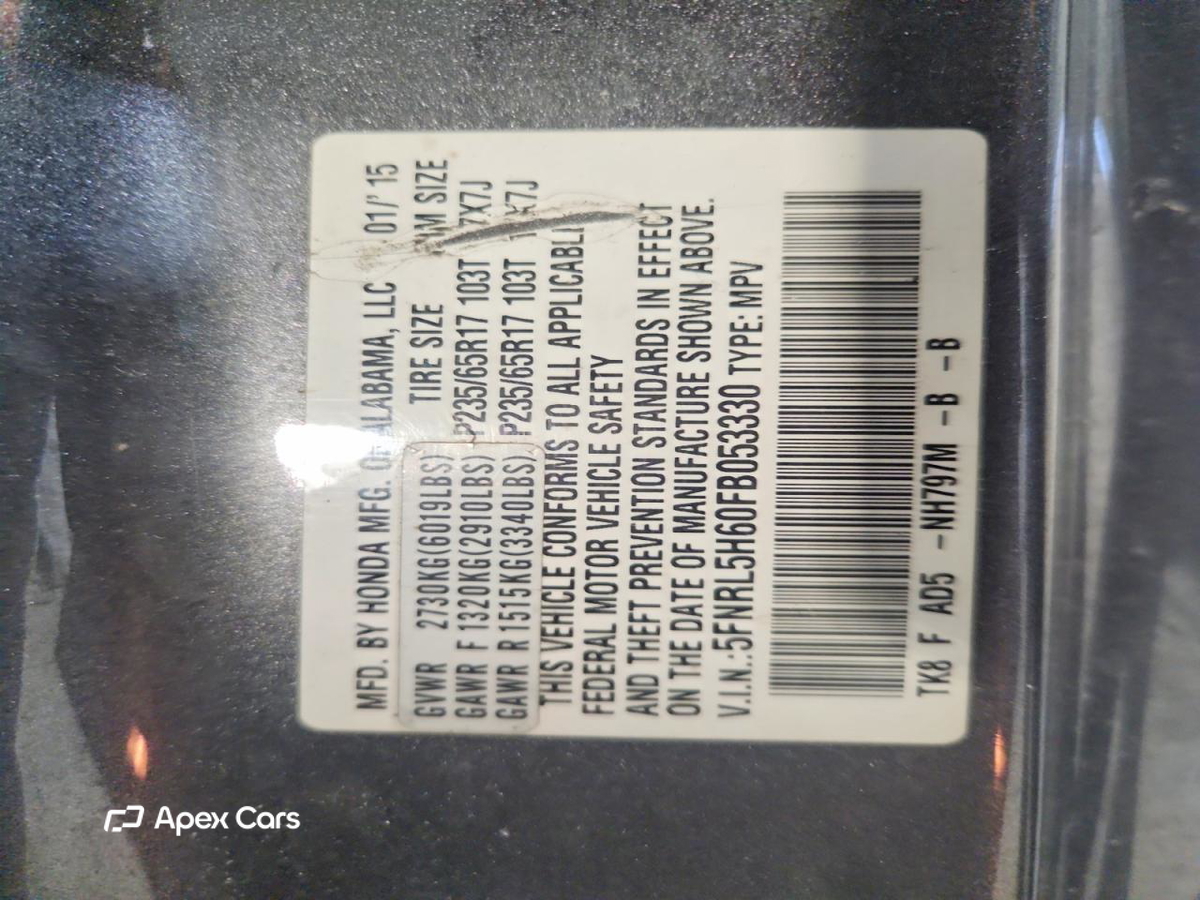Honda Odyssey 2015
