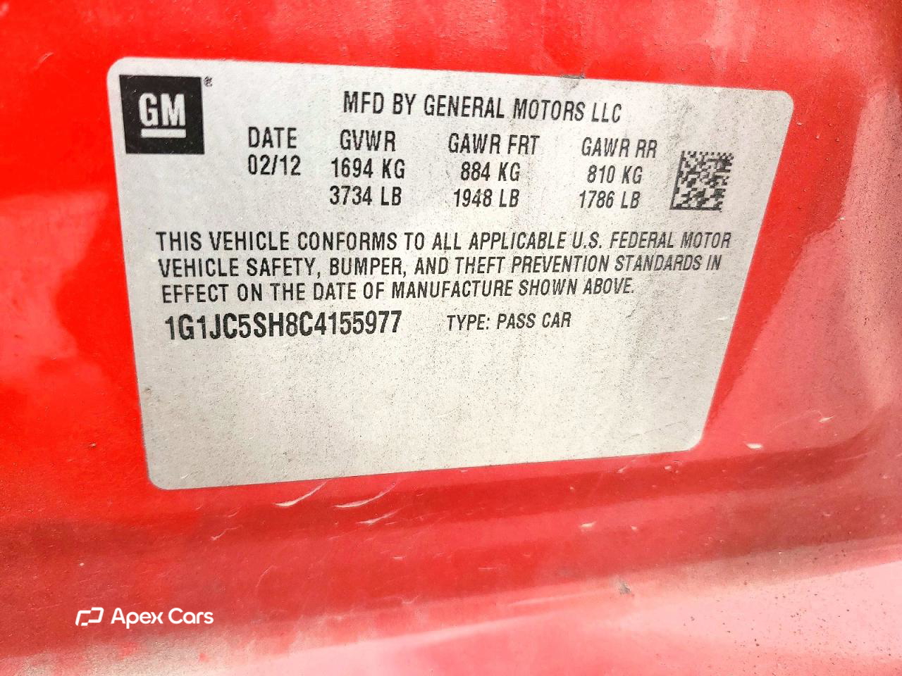 Chevrolet Sonic 2012
