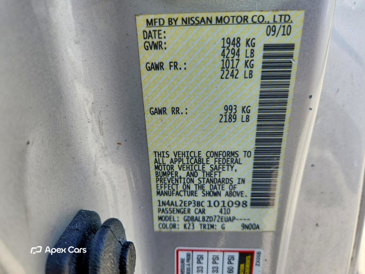 Nissan Altima 2011