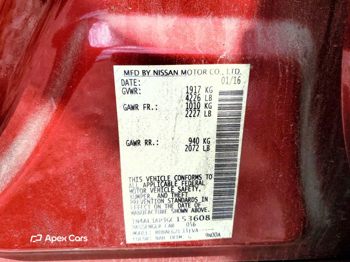 Nissan Altima 2016