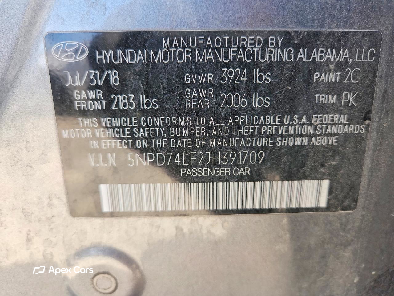 Hyundai Elantra 2018