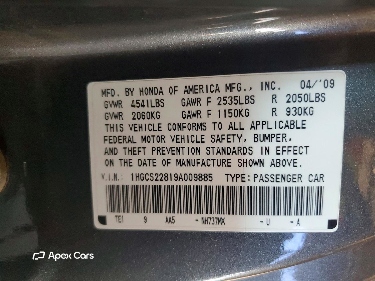 Honda Accord 2009