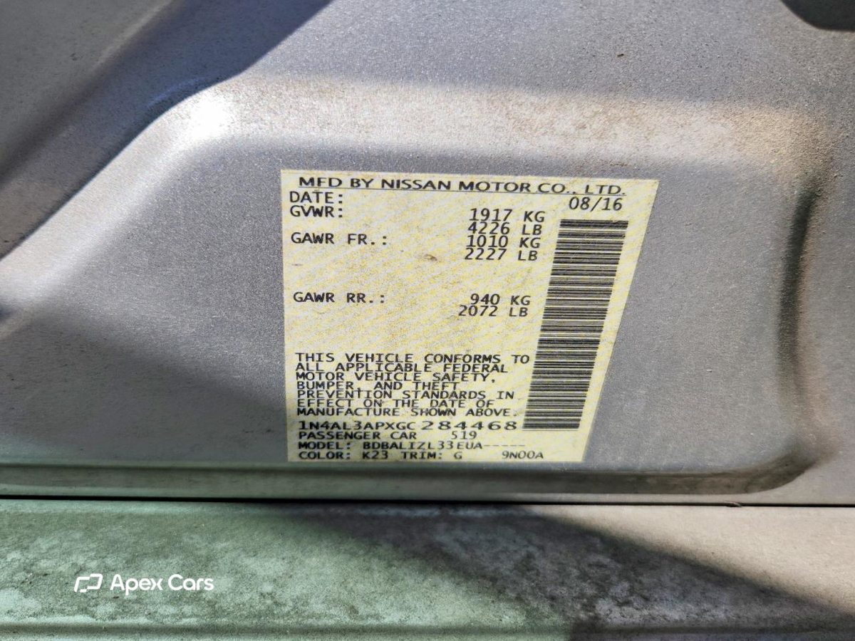 Nissan Altima 2016