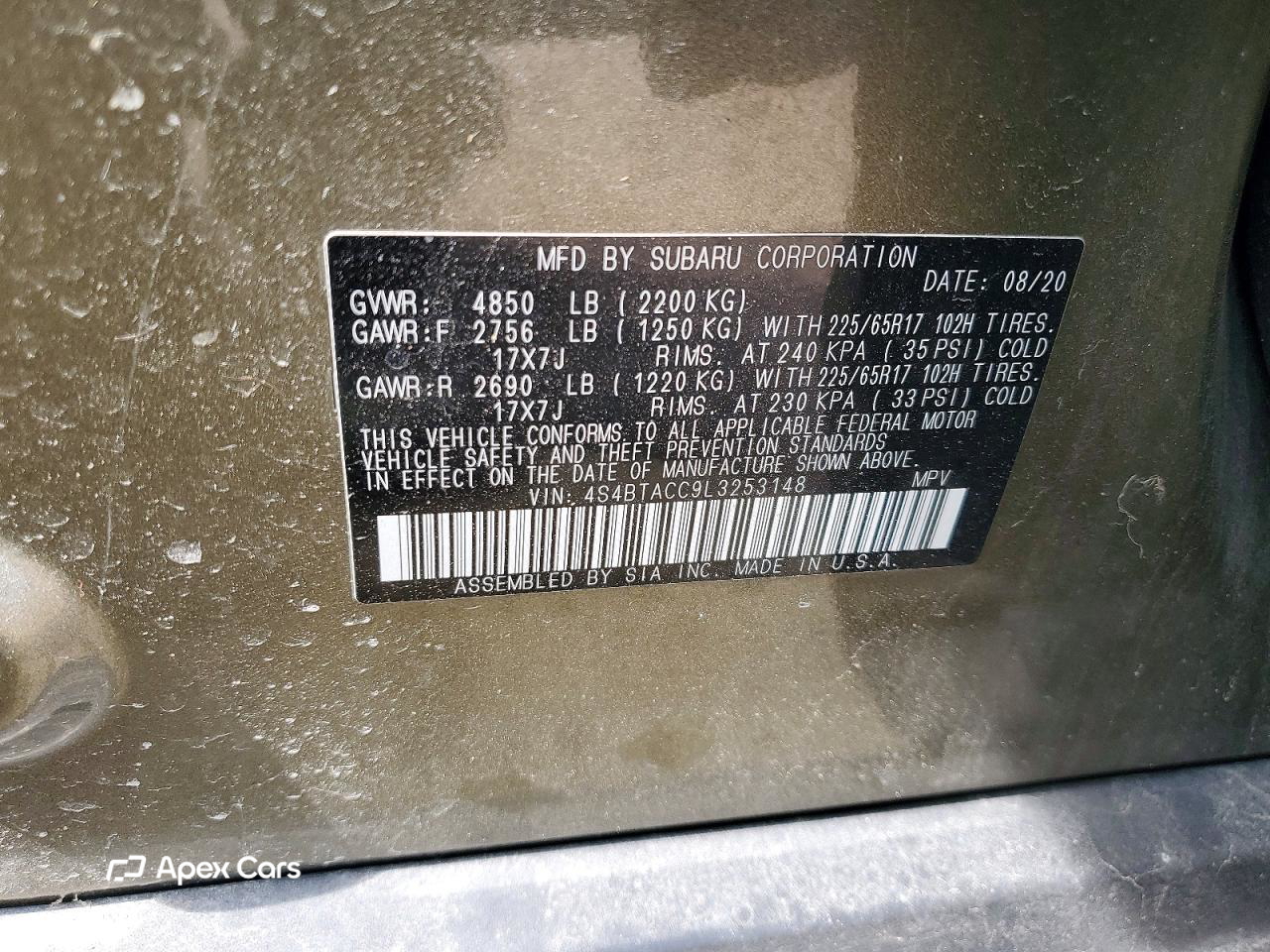 Subaru Outback 2020