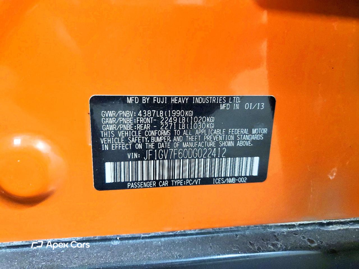 Subaru WRX 2013