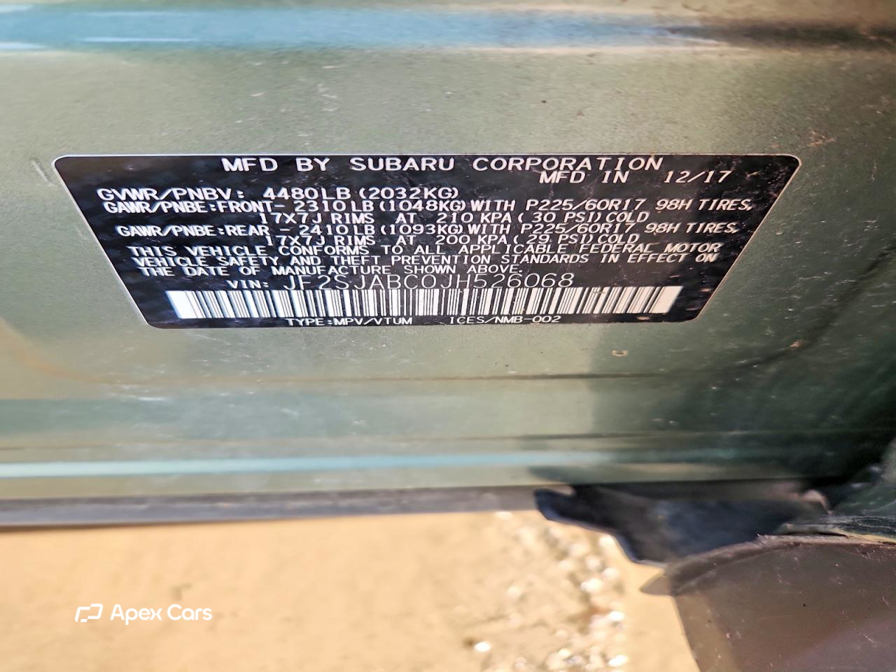 Subaru Forester 2018