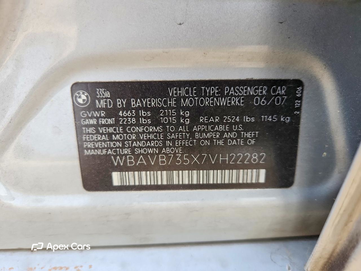 BMW Series 3 2007