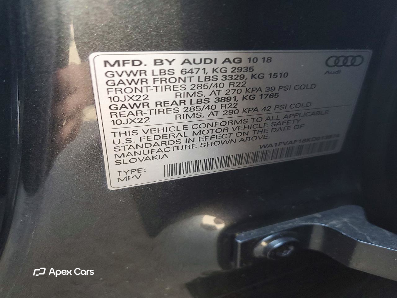 Audi Q8 2019