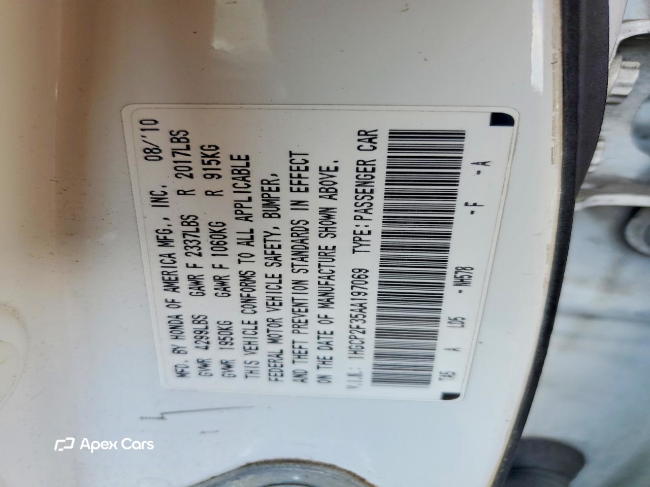 Honda Accord 2010