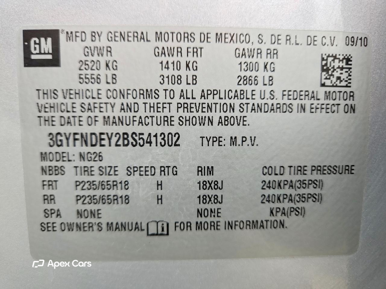 Cadillac SRX 2011