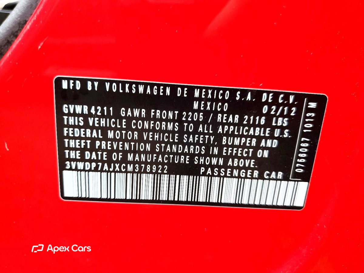Volkswagen Jetta 2012