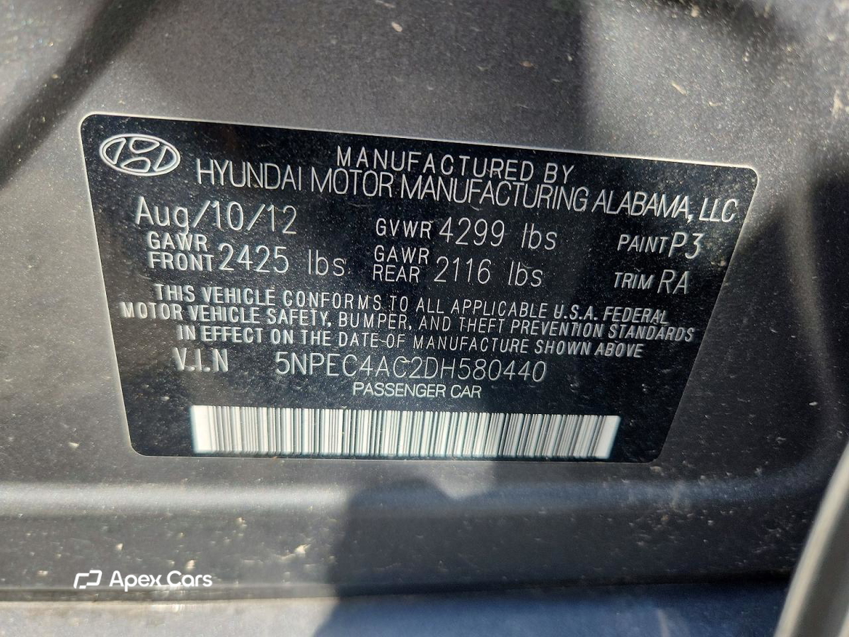 Hyundai Sonata 2013